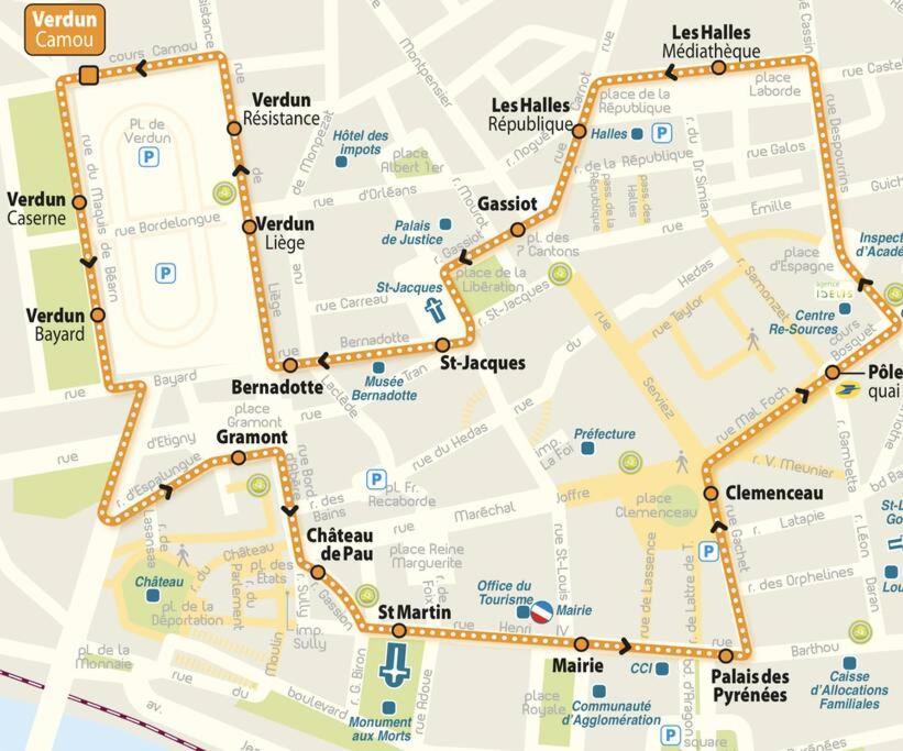 Quartier Historique Du Chateau Bel Appt Meuble Pau